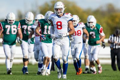 Hungary-Czech Republic IFAF Group A European Championship match-stock-photo