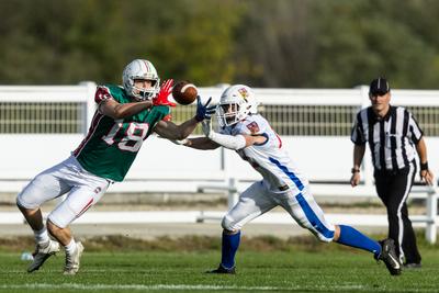 Hungary-Czech Republic IFAF Group A European Championship match-stock-photo