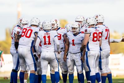 Hungary-Czech Republic IFAF Group A European Championship match-stock-photo