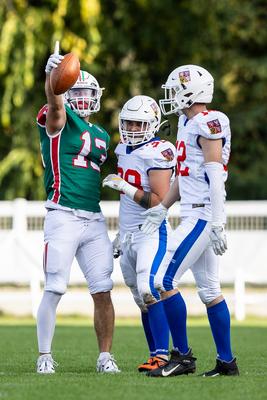 Hungary-Czech Republic IFAF Group A European Championship match-stock-photo