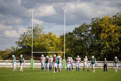 Hungary-Czech Republic IFAF Group A European Championship match-stock-photo