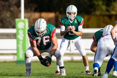 Hungary-Czech Republic IFAF Group A European Championship match-stock-photo