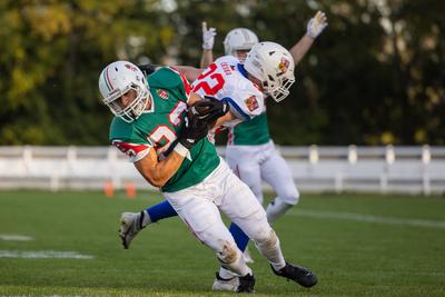 Hungary-Czech Republic IFAF Group A European Championship match-stock-photo