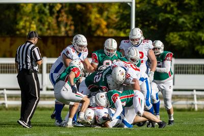 Hungary-Czech Republic IFAF Group A European Championship match-stock-photo