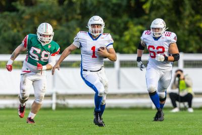 Hungary-Czech Republic IFAF Group A European Championship match-stock-photo