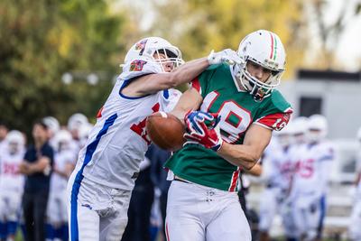 Hungary-Czech Republic IFAF Group A European Championship match-stock-photo