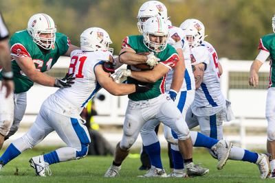 Hungary-Czech Republic IFAF Group A European Championship match-stock-photo