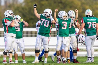 Hungary-Czech Republic IFAF Group A European Championship match-stock-photo