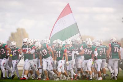 Hungary-Czech Republic IFAF Group A European Championship match-stock-foto