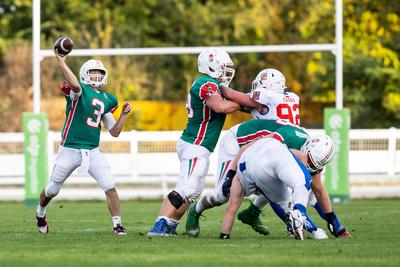 Hungary-Czech Republic IFAF Group A European Championship match-stock-foto