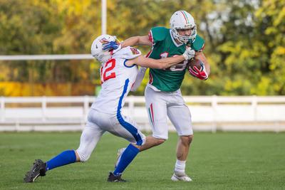 Hungary-Czech Republic IFAF Group A European Championship match-stock-foto