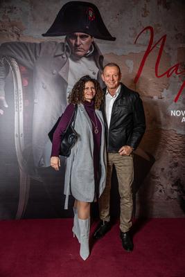 Napóleon film premier-stock-foto