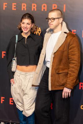 Ferrari film premier-stock-foto