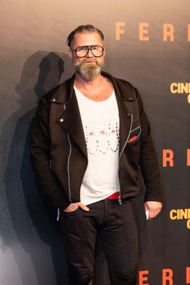 Ferrari film premier-stock-foto