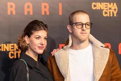 Ferrari film premier-stock-foto