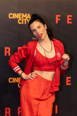 Ferrari film premier-stock-foto