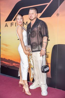F1 film premier Budapesten.-stock-photo
