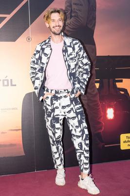 F1 film premier Budapesten.-stock-photo