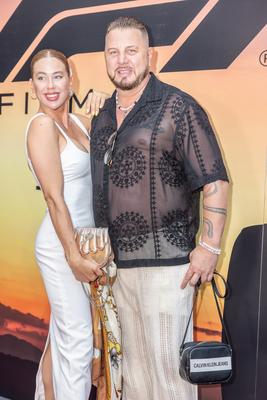 F1 film premier Budapesten.-stock-photo