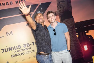 F1 film premier Budapesten.-stock-photo