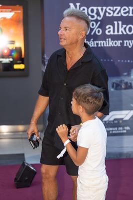 F1 film premier Budapesten.-stock-photo