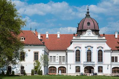 Gödöllő, Grassalkovich-kastély-stock-foto