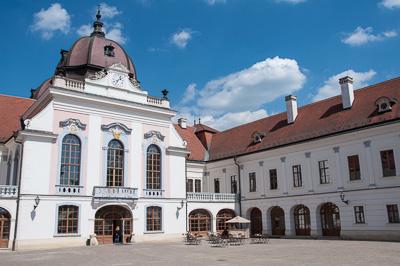 Gödöllő, Grassalkovich-kastély-stock-foto