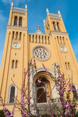 Fót, Szeplőtelen fogantatás templom-stock-foto