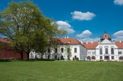 Gödöllő, Grassalkovich-kastély-stock-foto