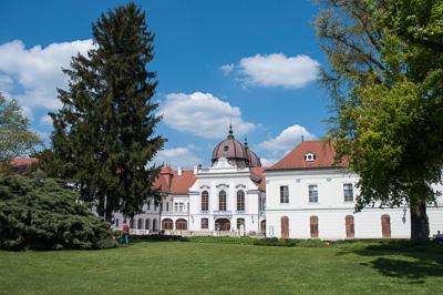 Gödöllő, Grassalkovich-kastély-stock-foto