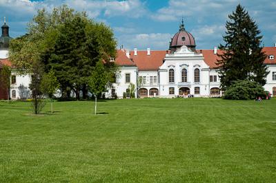 Gödöllő, Grassalkovich-kastély-stock-foto