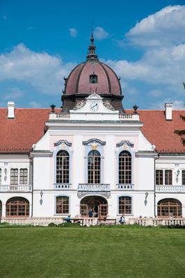 Gödöllő, Grassalkovich-kastély-stock-foto
