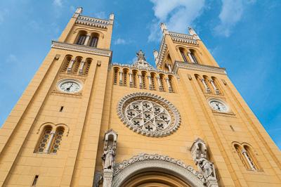 Fót, Szeplőtelen fogantatás templom-stock-foto