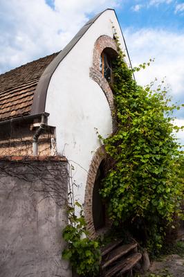 Szentendre, mediterrán hangulatú lakóház-stock-foto