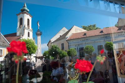 Szentendre, Fő tér-stock-foto