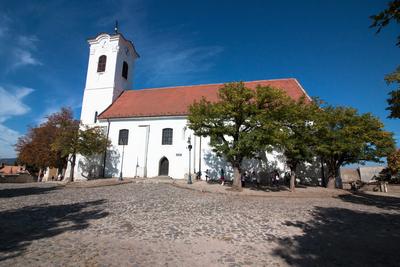 Szentendre, Keresztelő Szent János-plébániatemplom-stock-foto