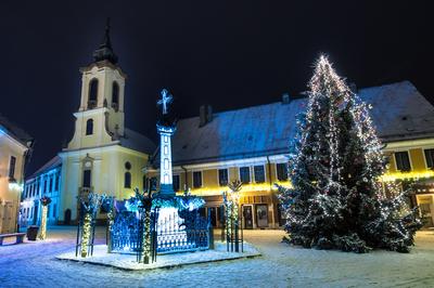 Szentendre, Fő tér-stock-foto