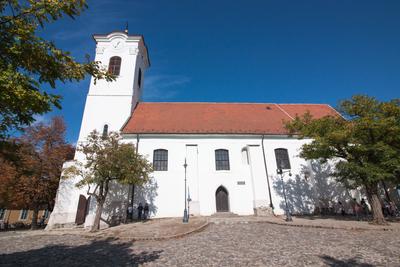 Szentendre, Keresztelő Szent János-plébániatemplom-stock-foto