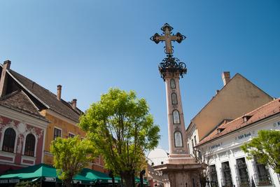 Szentendre, Fő tér-stock-foto