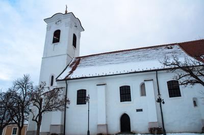 Szentendre, Keresztelő Szent János-plébániatemplom-stock-foto
