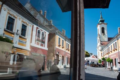 Szentendre, Fő tér-stock-foto
