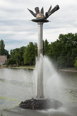 Szarvas, Ezredéves Emlék (Szent Korona-emlékmű)-stock-foto