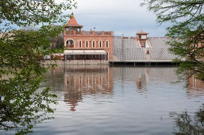 Szarvas, Vízi Színház-stock-foto