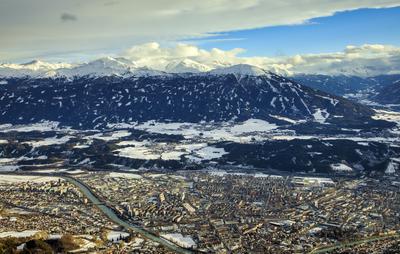 Winter in Innsbruck-stock-photo