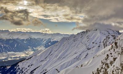 Winter in Innsbruck-stock-foto