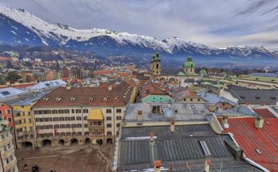 Winter in Innsbruck-stock-photo