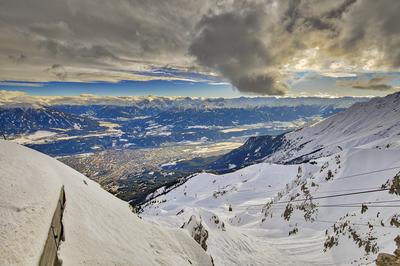 Winter in Innsbruck-stock-foto