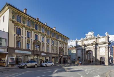 Winter in Innsbruck-stock-foto