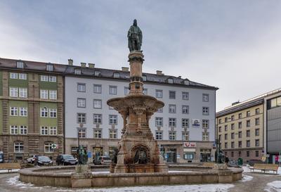 Winter in Innsbruck-stock-foto