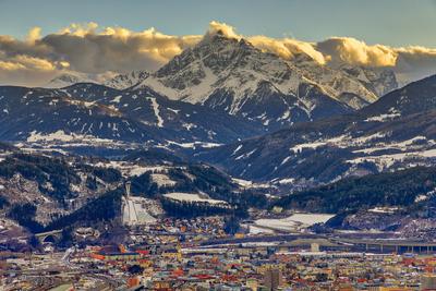 Winter in Innsbruck-stock-foto